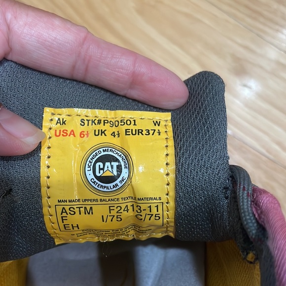 Caterpillar Womens connexion steel toe work shoes gray ergo slip resistant srx - Picture 10 of 12